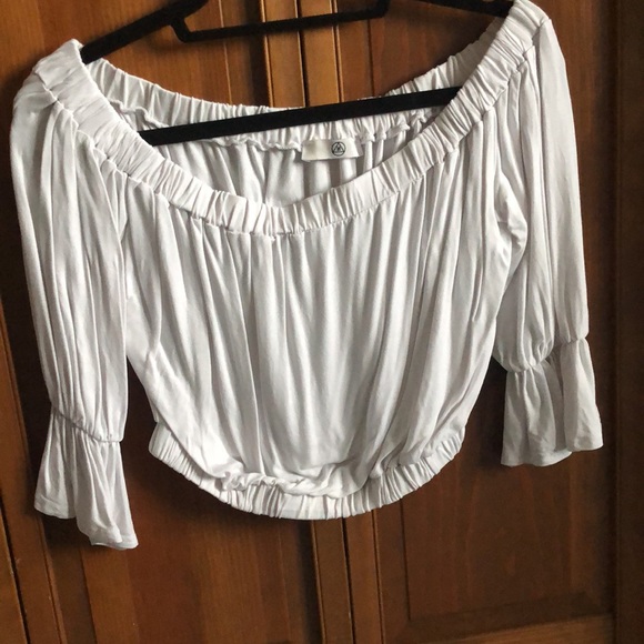 ASOS Off the Shoulder Bardot Top - Picture 3 of 4